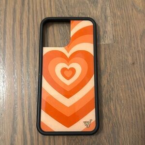 wildflower orange hearts case